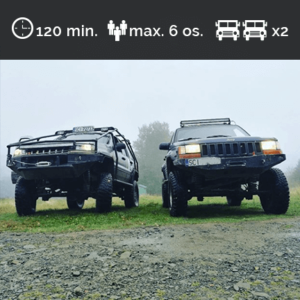 OFF ROAD na dwa samochody 120 minut