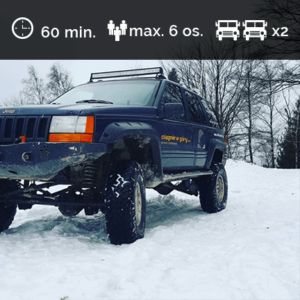 OFF ROAD na dwa samochody 60 minut